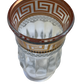 6 PC Gold Versace Inspired Turkish Design Glass Cups