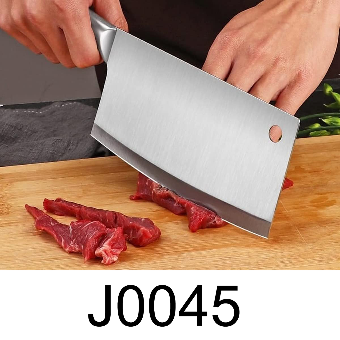 Meat & Boning Cleaver Knife With Stainless Steel Handle