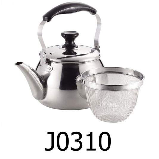 1.6 L Stainless Steel Tea Kettle With Tea Strainer