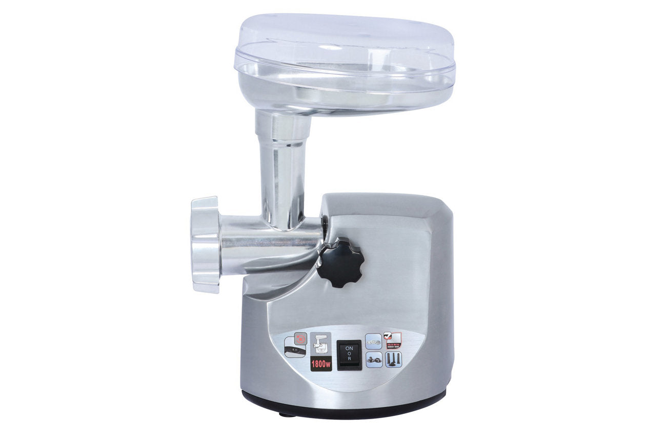 1800 Watts Silver Heavy Duty Meat Grinder & Sausage Stuffer Brentwood