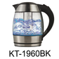 60oz / 1.8L Brentwood Electric Glass Kettle with Tea Infuser