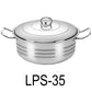 35 QT Stainless Steel 18/10 Induction Low Pot