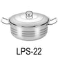 22 QT Stainless Steel 18/10 Induction Low Pot