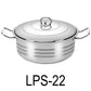 22 QT Stainless Steel 18/10 Induction Low Pot