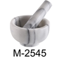 2.5" White Marble Mortar and Pestle