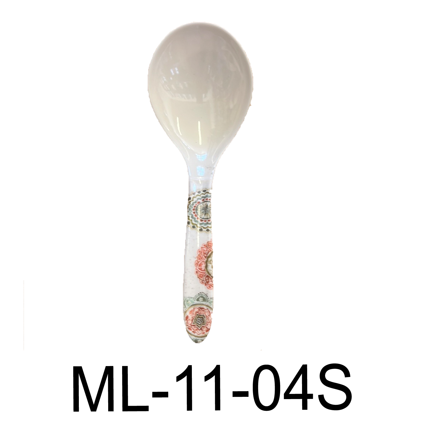 9" Basic multi-color Pattern Soup Spoon – R & B Import