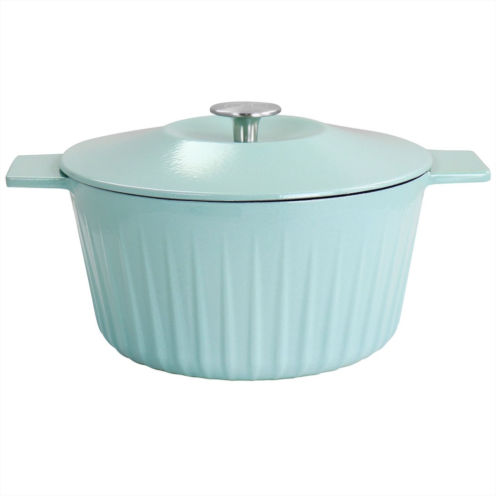 3 QT Martha Stewart Enameled Cast Iron Dutch Oven