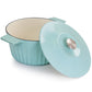5 QT Martha Stewart Enameled Cast Iron Dutch Oven