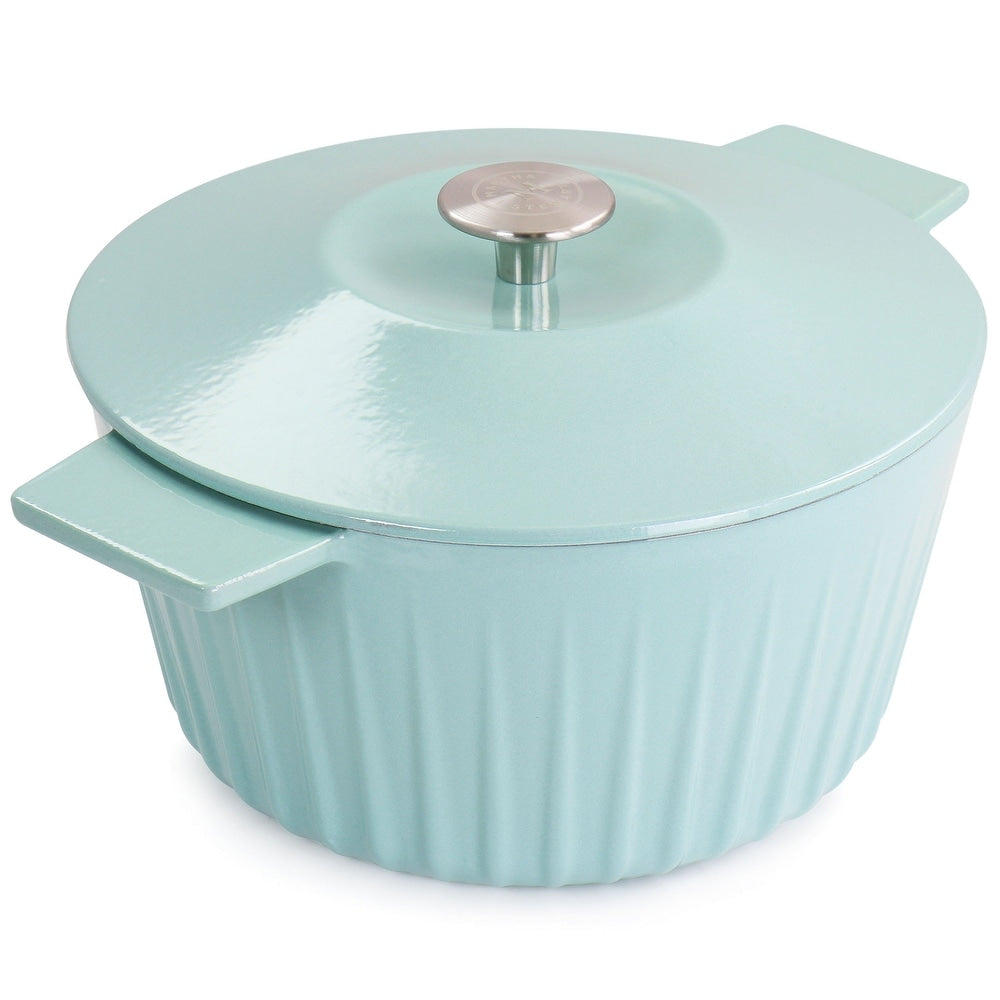 3 QT Martha Stewart Enameled Cast Iron Dutch Oven