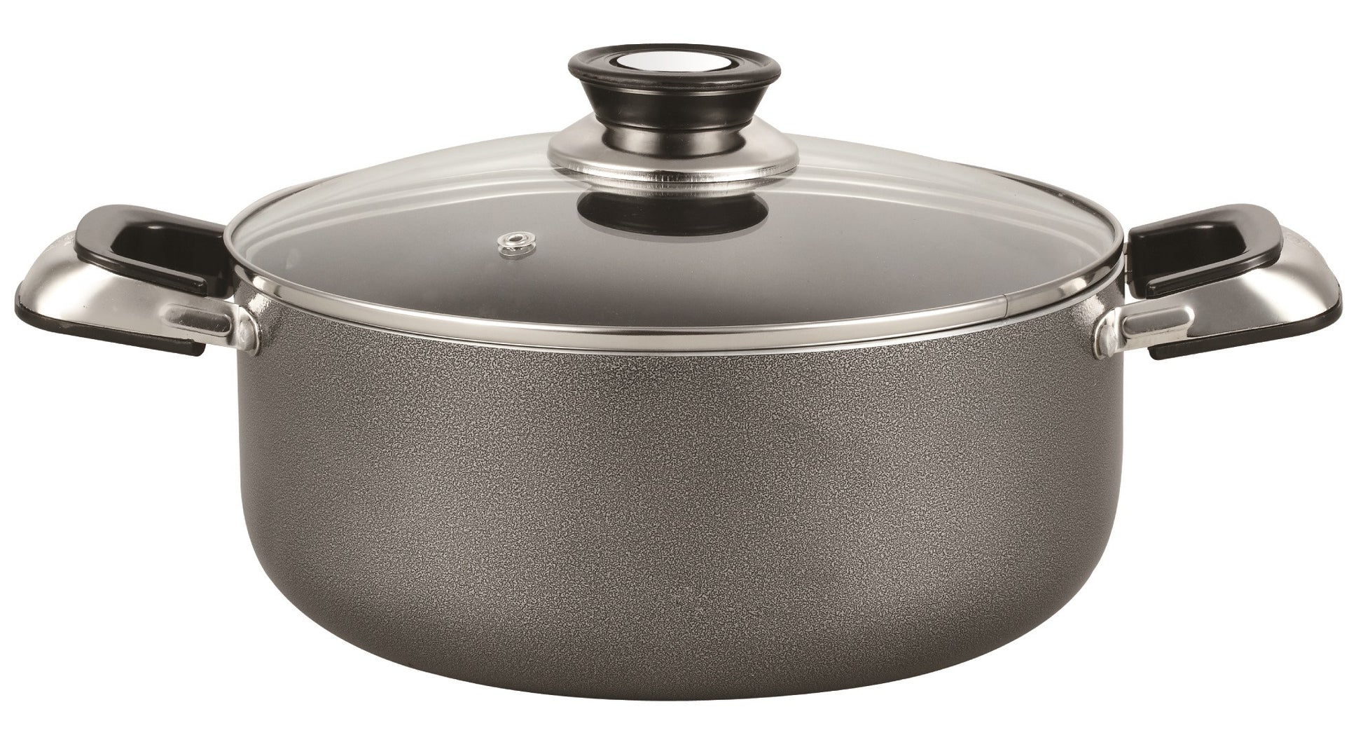 Bistro 6-Quart Stainless Dutch Oven with Lid, Metallic Sold by at Home