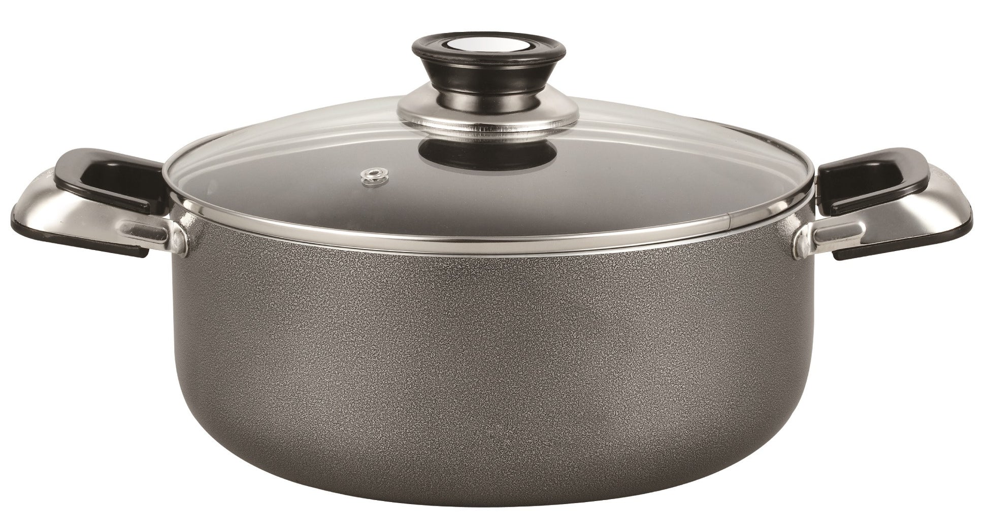 4 QT Non-stick Stockpot with Glass Lid – R & B Import