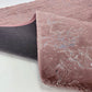 Rose Silver Soft Cozy Fuzzy Faux Fur Area Rug / Carpet