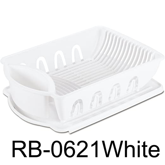 Sterilite White Dish Rack Drainer
