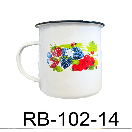 14cm Enamel Mug