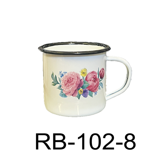 8cm Enamel Mug