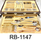 86 PC Silver Turkey Cutlery Set