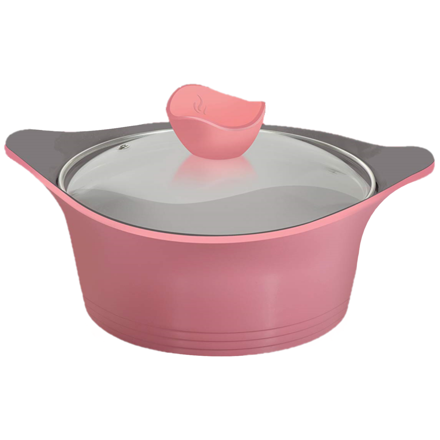 28cm Pink Ceramic Casserole
