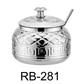 Silver Stainless Steel Sugar Pot