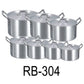 14 PC Aluminum Stock Pot With Lid