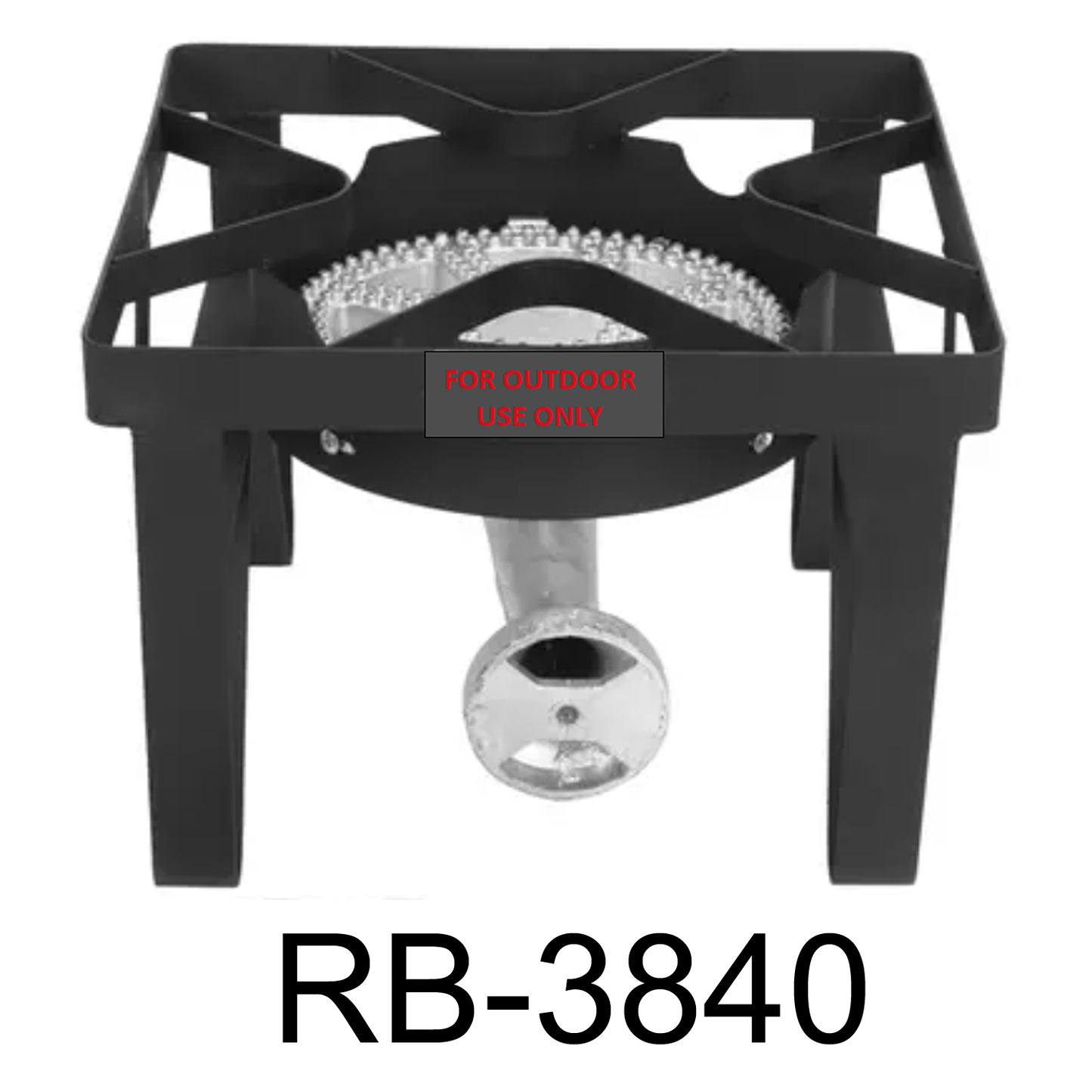 Single Propane Burner Stove, Cast Iron Portable Stove With Adjustable  Regulator