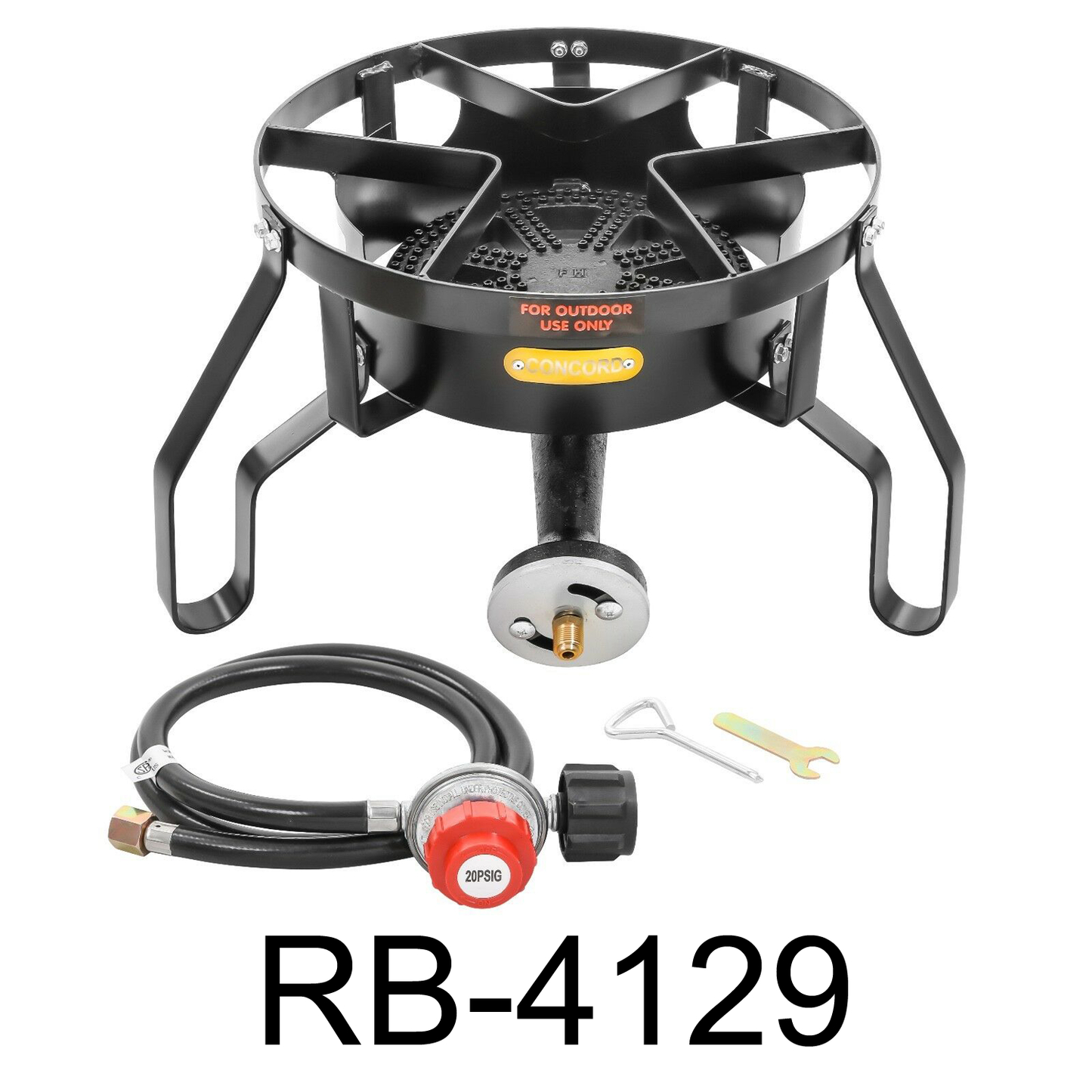 Single High Pressure Outdoor Gas Burner