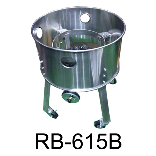 Stainless Steel High Pressure Single Burner Gas Stove With Stand & Wheels