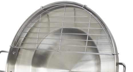 Stainless Steel Side Rack For Disco / Fry Pan