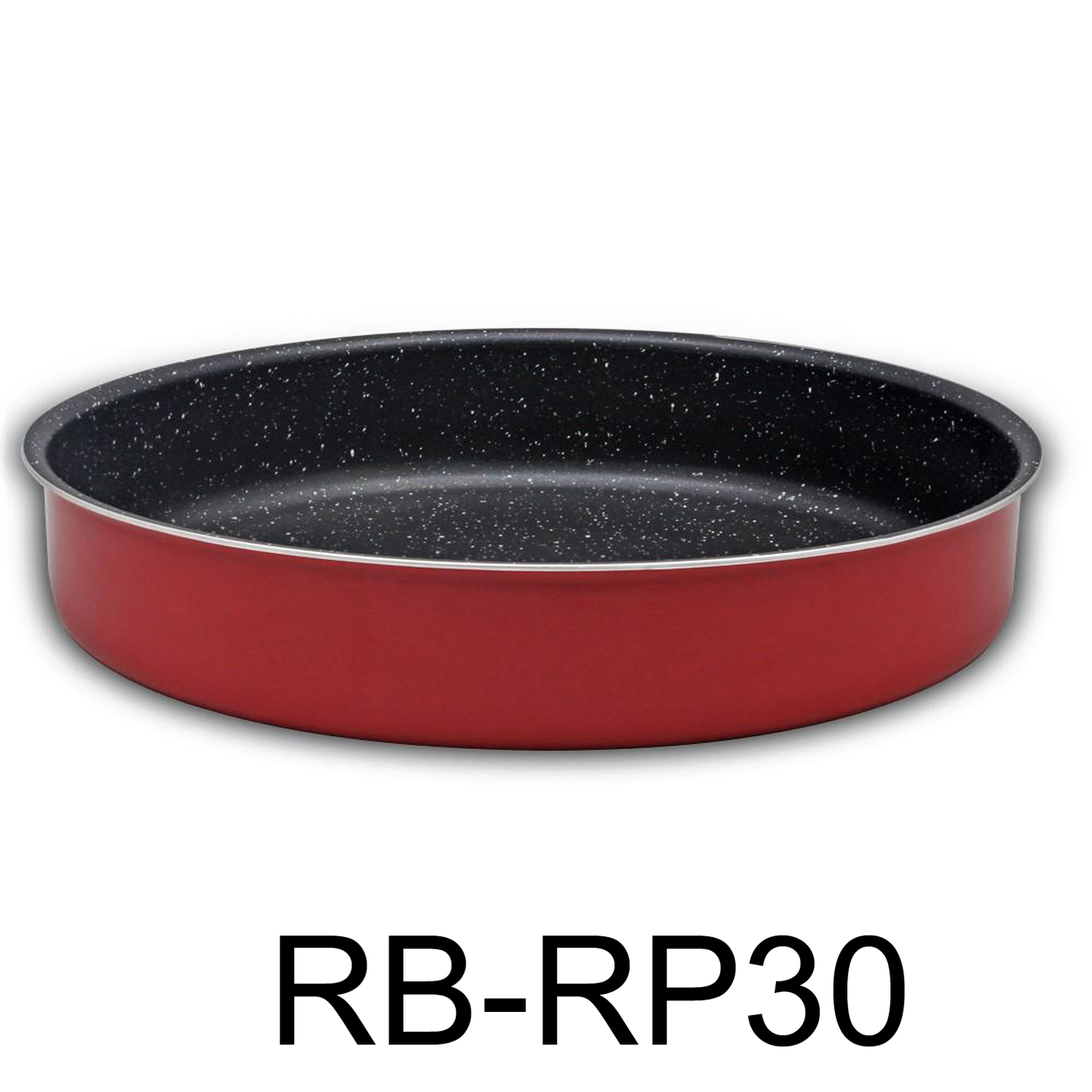 30cm Red & Black Marble Coating Baking Tray