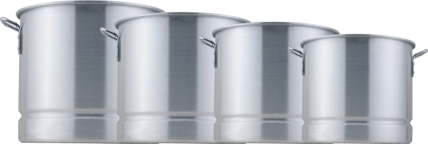 8 PC Tamales Aluminum Stock Pot Set With Steamer Rack