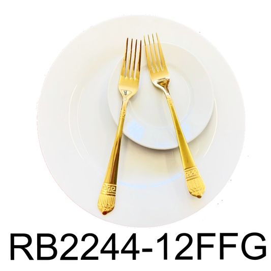 12 PC Royal Design Dinner Fork Set