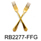 12 PC Flower Design Dinner Fork Set