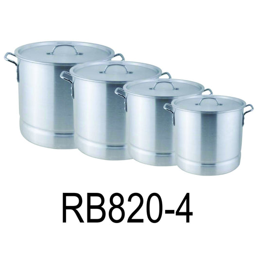 12 PC Tamales Aluminum Stock Pot Set With Steamer Rack