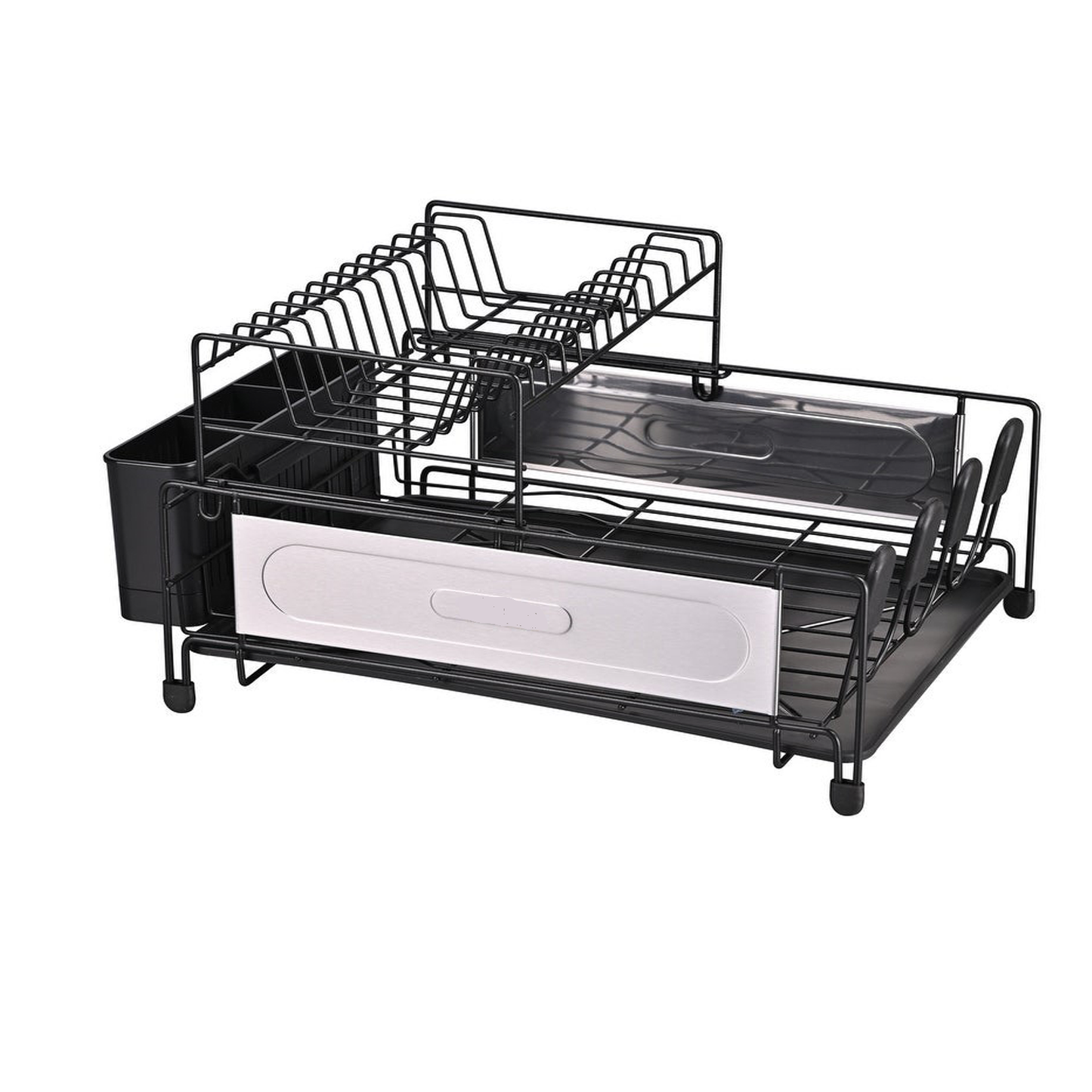 2 Tier Stainless Steel and Self-Draining Rack – R & B Import