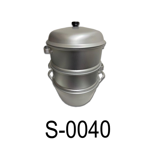 4 PC 40cm Aluminum Steamer/Tamales Pot/Manto