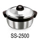 2500ml Shining Star Stainless Steel Hot Pot Casserole