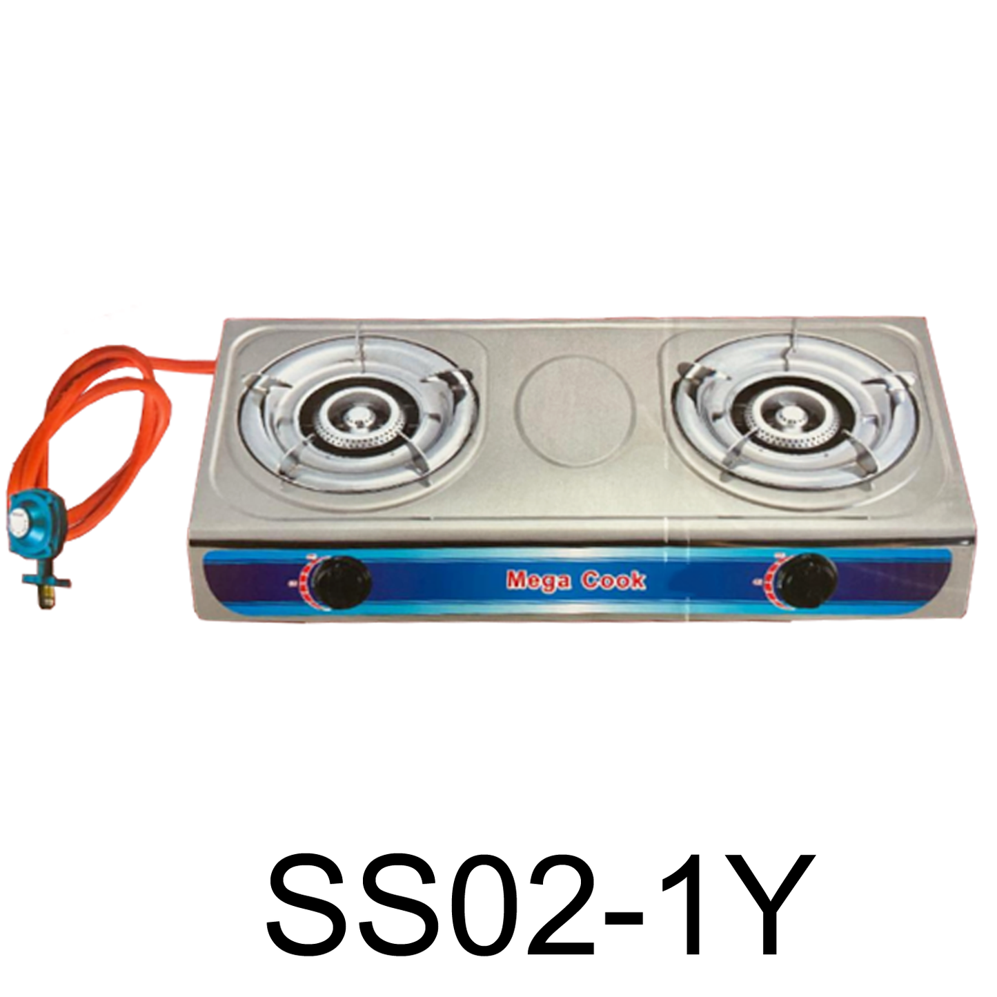 Mega Cook Double Burners Gas Stove