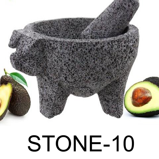10" Molcajete Pig Face