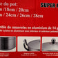 14 PC Aluminum Pot Set