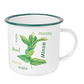 Green Enamel Coffee Mug