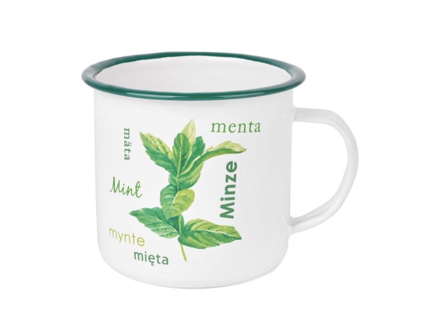 Green Enamel Coffee Mug