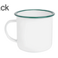 Green Enamel Coffee Mug
