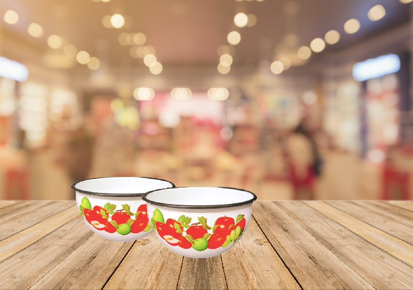 14cm Apple Soup Bowl Enamel