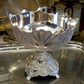 Larger Silver Plated Metal Fruit Bowl