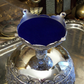 Larger Silver Plated Metal Fruit Bowl