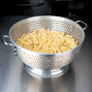 8 QT Heavy Duty Aluminum Colander With Base & Handles