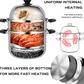 30cm Stainless Steel 3 Tier Layer Steamer