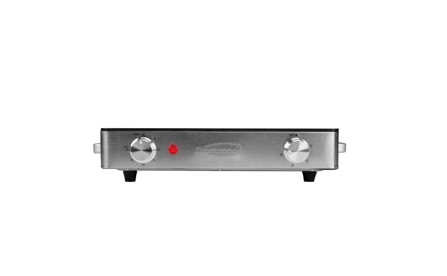 Brentwood Single Infrared Electric Countertop Burner With Timer