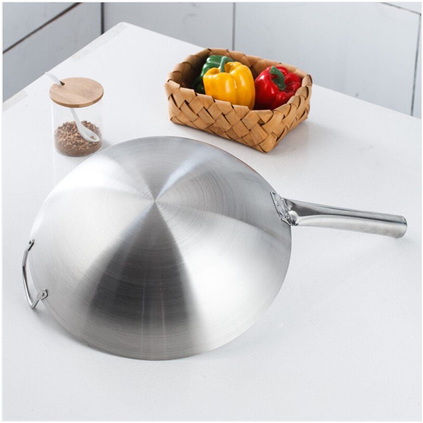 10 Stainless Steel Wok