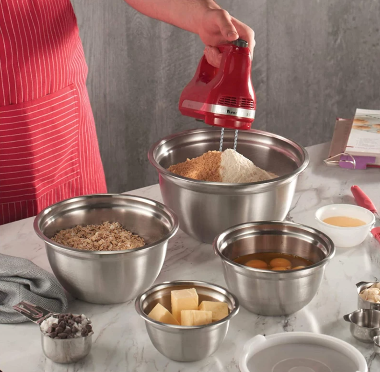 40cm Stainless Steel Basin Mixing Bowl