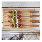 8 PC BBQ Kebab Skewer with Wooden Handle Set